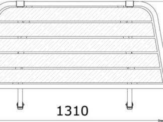 Plancetta di poppa 1310 mm 48.443.04 Osculati