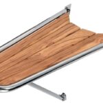 Delfiniera inox/teak semplice Ø tubo mm 32 48.471.06 Osculati