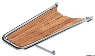 Delfiniera inox/teak semplice Ø tubo mm 32 48.471.06 Osculati