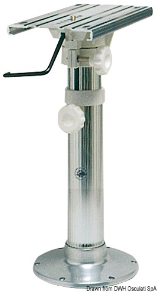Piede lega leggera 45-62 cm base lucida 48.630.00 Osculati