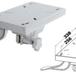 Slitta scorrevole e girevole in lega leggera 48.713.00 Osculati