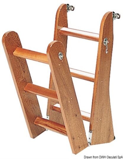 Scaletta legno 4 gradini 49.531.04 Osculati
