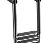 Scaletta Inox Telescopica per plancetta 4 gradini 49.536.04 Osculati