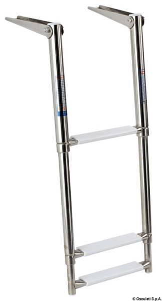 Scaletta inox telescopica 3 gradini 49.541.03 Osculati