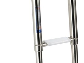 Scaletta inox telescopica stretta 2 gradini 49.541.22 Osculati