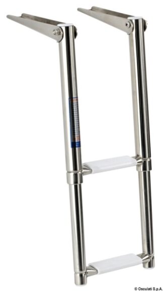 Scaletta inox telescopica stretta 2 gradini 49.541.22 Osculati