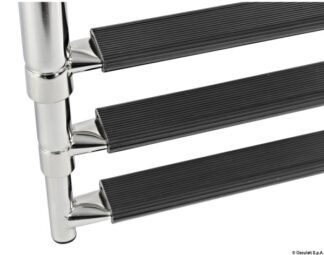 Scaletta inox telescopica larga 5 gradini 49.540.05 Osculati