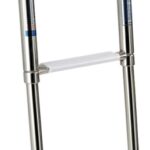 Scaletta inox telescopica a scomparsa 3 gradini 49.542.03 Osculati