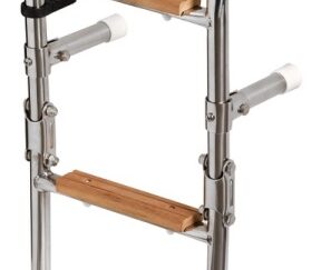 Scaletta inox/legno 3 gradini 49.566.03 Osculati