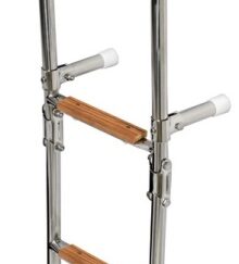 Scaletta inox/legno 4 gradini 49.566.04 Osculati