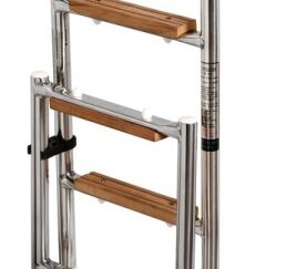 Scaletta inox/legno 5 gradini 49.566.05 Osculati