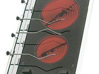 Piano cottura vetroceramica 2 fuochi 50.100.43 Techimpex