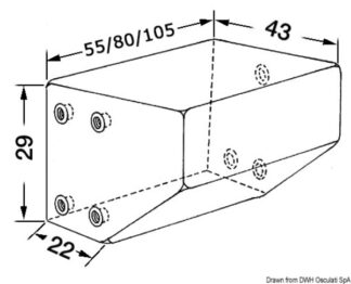 Serbatoio per acque nere 100 l 50.140.52 Osculati