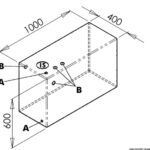 Serbatoio per acque nere 215 l 50.142.55 Osculati