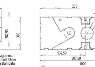 Serbatoio+maceratore 24 V 110 l 50.143.24 Osculati