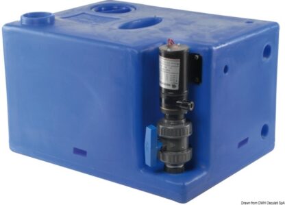 Serbatoio+maceratore 24 V 117 l 50.149.24 Osculati