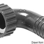 Portagomma diritto 25 mm 50.187.02 Osculati