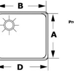 Lavello inox 260 x 325 x 150 mm 50.187.23 Osculati