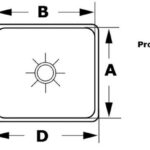 Lavello inox 175 x 325 x 150 mm 50.187.24 Osculati