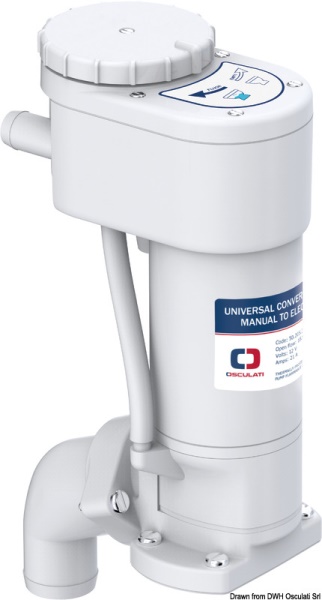 Kit elettrificazione 12V per WC manuale 50.205.32 Osculati