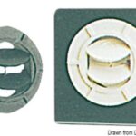 Bocchetta nera 75 mm 50.263.08 Heater Craft