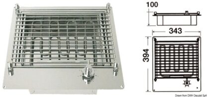 Barbecue elettrico compatto 50.382.00 Techimpex