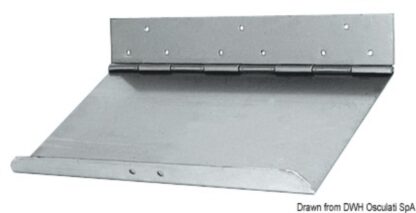 Coppia lame flap inox 40 x 23 cm 51.134.02 Douglas marine