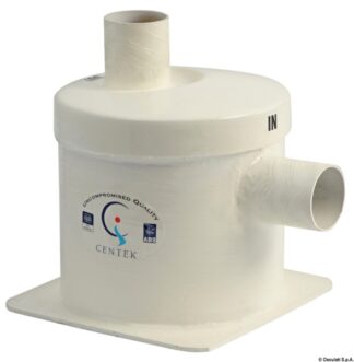 Marmitta vetroresina 50 mm scarico laterale 51.159.02 Centek