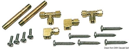 BN-H1170B - Kit raccordi per pistoni aggiuntivi 51.240.00 Bennett