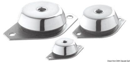 Supporto antivibrante zincato 100 kg 51.656.01 Osculati