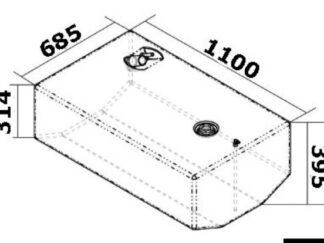 Serbatoio carburante 270 l 52.032.17 Osculati