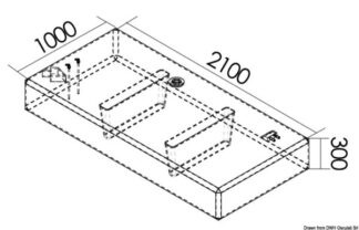 Serbatoio carburante 555 l 52.032.23 n/a