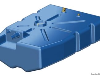Serbatoio carburante Polietilene 114 l 52.036.10 Osculati
