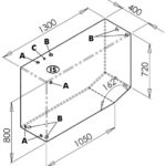 Serbatoio per acqua 390 l destro 52.173.03 Osculati