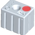 Serbatoio rigido orizzontale acqua potabile 172 l 52.194.80 Osculati