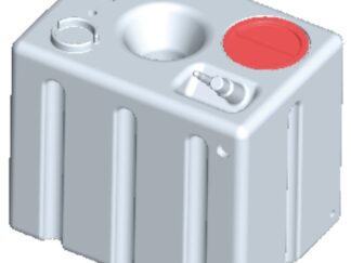 Serbatoio rigido orizzontale acqua potabile 172 l 52.194.80 Osculati
