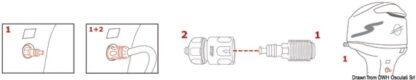 Motor Flusher D Johnson 52.749.10 Osculati