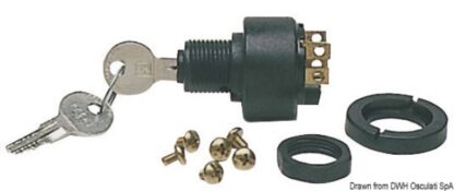 Chiave avviamento Johnson/Evinrude 52.965.00 Osculati