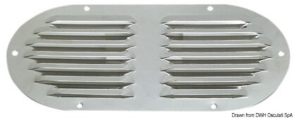 Presa d'aria ovale inox 235 x 118 mm 53.022.02 Osculati