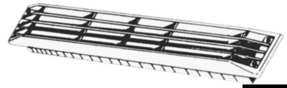 Presa aria Zebra ABS nero 53.458.01 n/a