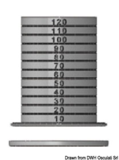 Manicotto+collarino per presa d'aria Wind Shell 53.520.03 Osculati