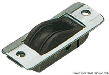Bozzello incasso 1 puleggia 8x28 55.038.08 Viadana