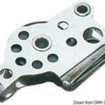 Bozzello 1 puleggia strozzascotte arricavo 6x25 55.040.06 Viadana