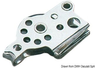 Bozzello 1 puleggia strozzascotte arricavo 6x25 55.040.06 Viadana