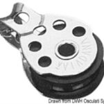 Bozzello 1 puleggia su sfere 8x25 55.043.01 Viadana