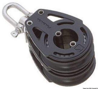 Bozzello 2 pulegge (testa universale) B 55.052.02 Viadana