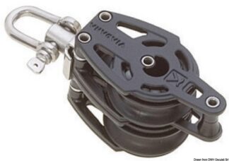 Bozzello 2 pulegge (testa universale) arricavo A 55.053.01 Viadana