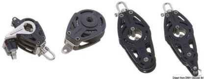 Bozzello 2 pulegge a violino arricavo B 55.062.02 Viadana