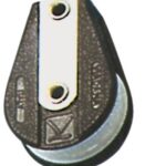 Bozzello 1 puleggia su base piana C 55.074.12 Viadana