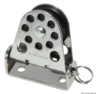 Bozzello verticale pivotante Ø mm 28 per cime mm 8 55.082.02 Viadana